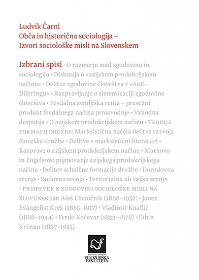 Obča in historična sociologija - Izvori sociološke misli na Slovenskem